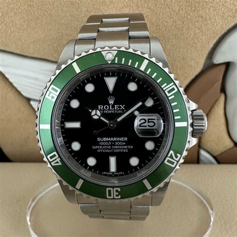 rolex ghiera verde rrr|rolex 16610 review.